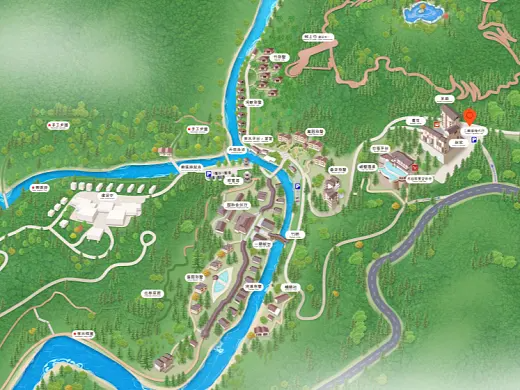 蠡县结合景区手绘地图智慧导览和720全景技术，可以让景区更加“动”起来，为游客提供更加身临其境的导览体验。