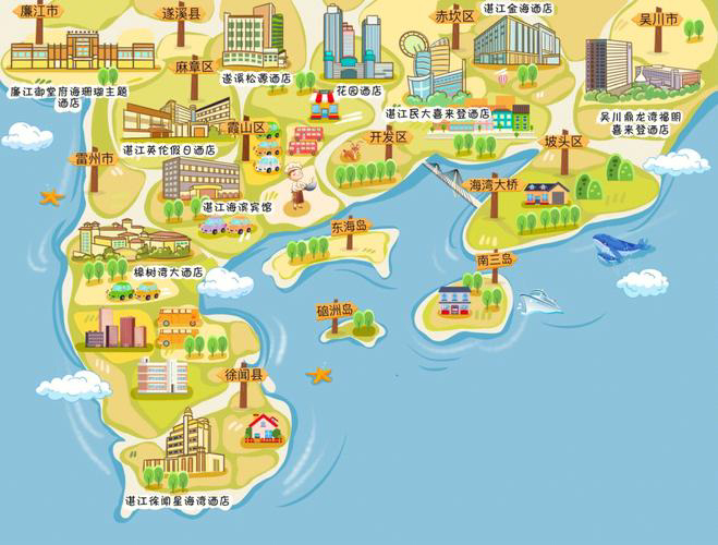 蠡县手绘地图旅游的艺术指南